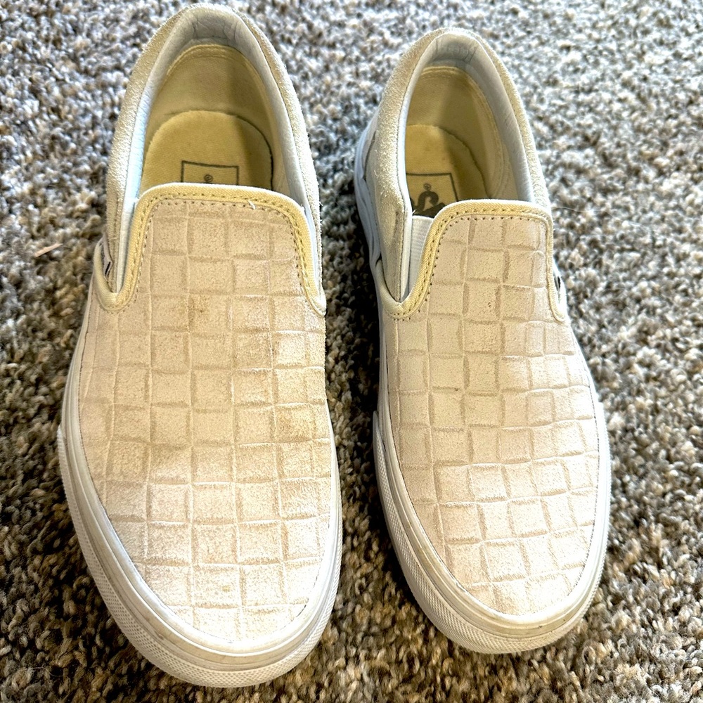 Suede slip on